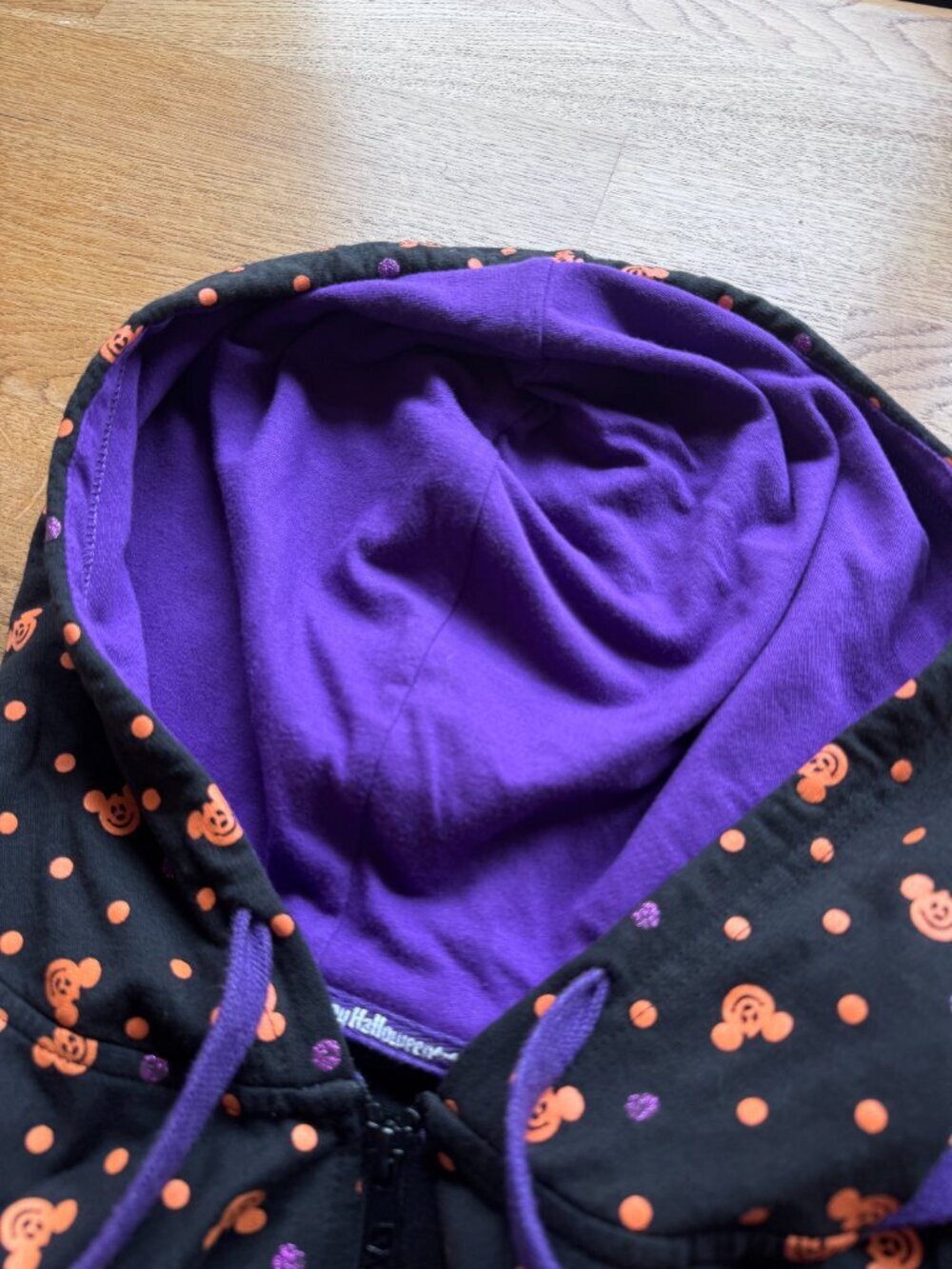 Disney Parks Halloween Mickey Jacket Full Zip Size Medium - Picture 6 of 9